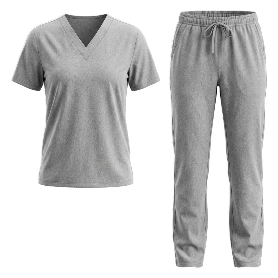 Uniforme antifluido de blusa y pantalón para clínicas y consultorios, personalizable con logo bordado – Bordher Villavicencio