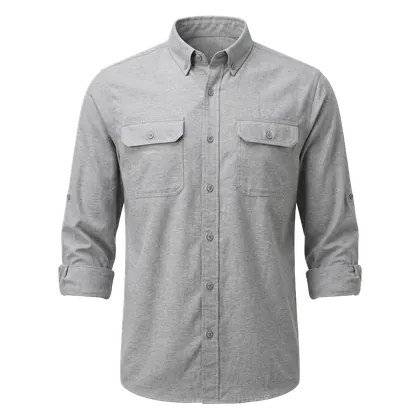 Camisa tipo Columbia manga larga personalizable con tu logo – dotación industrial en Villavicencio