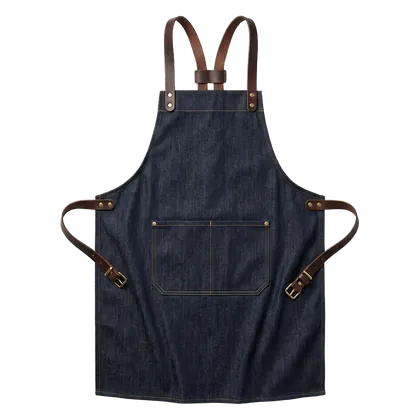 Delantal en jean personalizable con tu logo – uniformes para restaurantes en Villavicencio